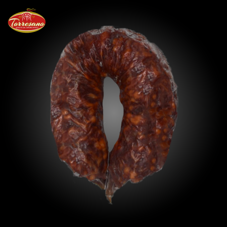 SALSICCIA PICCANTE CURVA CAL. 55 GR 600
